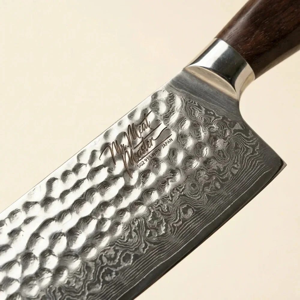 Mr Meat Master Nakiri Knife 7.1